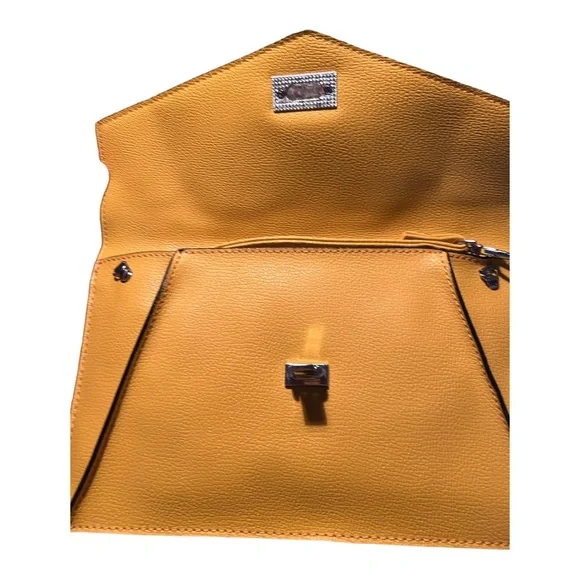 Melie Bianco Convertible Crossbody/Clutch/ Shoulder Bag Eco Friendly Bag 7x11 - Picture 6 of 9